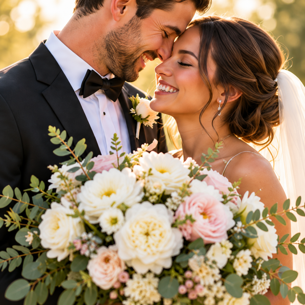 wedding ceremony couple